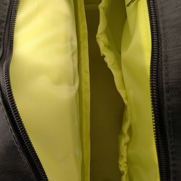 Carters neon yellow and gray diaper bag - Picture 8 of 9